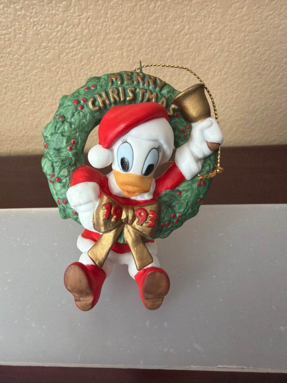 Vintage 1990s Grolier Disney Donald Daisy Duck Christmas Ornaments Lot of 4 - Picture 14 of 16